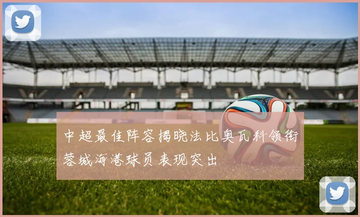 中超最佳阵容揭晓法比奥瓦科领衔蓉城海港球员表现突出
