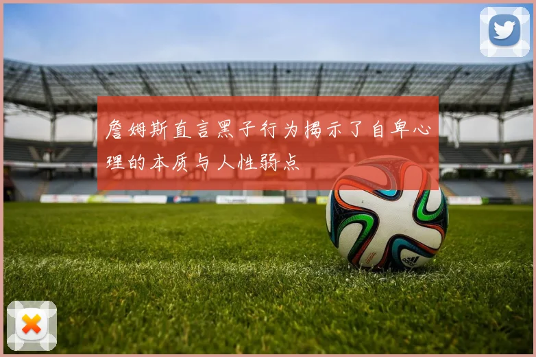 詹姆斯直言黑子行为揭示了自卑心理的本质与人性弱点